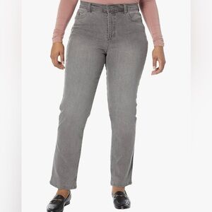 Gloria Vanderbilt Women's Amanda Classic High Rise Tapered Jean Size 14 short